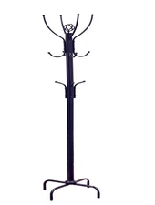Frenchi Home Furnishing CR002 Coat Rack, 12 Hook, Black