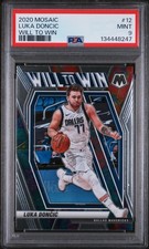 2020 PANINI MOSAIC WILL TO WIN #12 LUKA DONCIC PSA 9