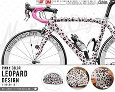 Fahrrad-Aufkleber-Set im Leoparden-Design | 8...