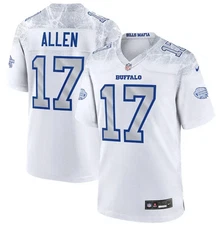 YOUTH  Bills Josh #17 Allen 2025 Rivalry Series White Stitched Jersey 