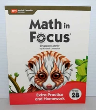 Math in Focus Extra Practice and Homework Grade 2B Brand New 2020 FREE SHIPPING