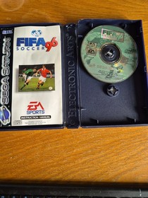 Sega Saturn &ndash; FIFA 96 &ndash; Box, Disc and Manual &ndash; UNTESTED