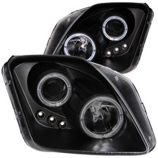 Anzo 121341 Headlight For Honda Prelude 1997-2001 Left And Right Black Housing