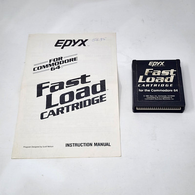 Fast Load Cartridge w/Manual (EPYX Software) for Commodore 64 quick launch.