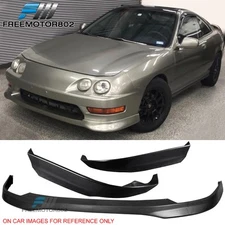 Fits 98-01 Acura Integra Type R Style Front Bumper Lip & Rear Aprons PU 2PC