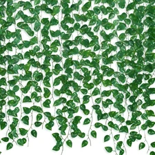 12 Pack 86Ft Fake Plants Artificial Vines for Room Decor, Faux Ivy Greenery Garl