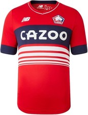 New Balance Lille OSC LOSC Home Soccer  Football Jersey Red Mens XXL 2XL NEW