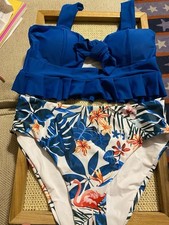 Womens Turquoise  Floral Unbranded New Without Tags Bikini