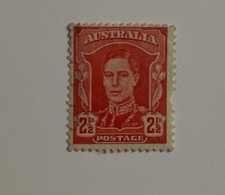 KING GEORGE VI PRE DECIMAL 2 1/2D CARMINE AUSTRALIA STAMP RARE Plus More Rare ×9