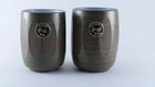 Tokoname-yaki Kenji Nerikomi Yunomi Set 2x Handmade Marbled Tea Cups
