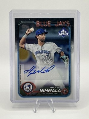 2024 Topps Pro Debut - Arjun Nimmala #PD-144 Autographs (AU, RC)