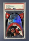 1997 SPX UD MICHAEL JORDAN #SPX5 PSA 7 SALB NM DIE CUT HOLO AWESOME CARD BULLS