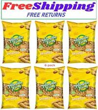 6 Pack -  Hampton Farms Unsalted In-Shell Peanuts (5 lbs.)