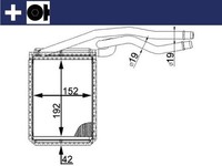 Mahle WäRmetauscher HeizungsküHler FüR Ford Focus Turnier 1.6 16V 1.8 Mazda 2