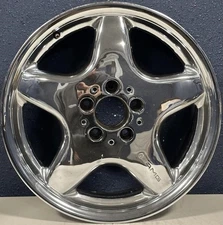 MERCEDES CLK320 99-02 SLK230 SLK320 98-01 17x7-1/2 FRONT 5 SPOKE CHROME 65241
