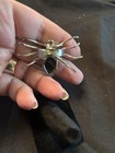 SPIDER RING ADJUSTABLE LUX ACCESSORIES RHINESTONES SILVER TONE — photo 2
