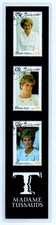 Bookmark (laminated) with Princess Diana stamps issued by Afganistan.