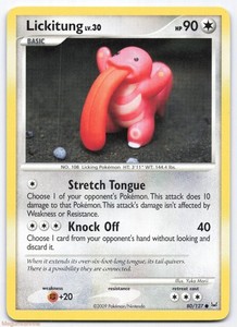 Lickitung 80/127 Platinum Common