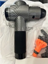 Toloco Massage Gun, EM26 Silver Portable Deep Tissue Handheld Percussion 7 Lv.