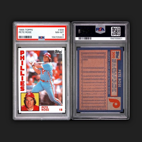 1984 Topps Pete Rose #300 card