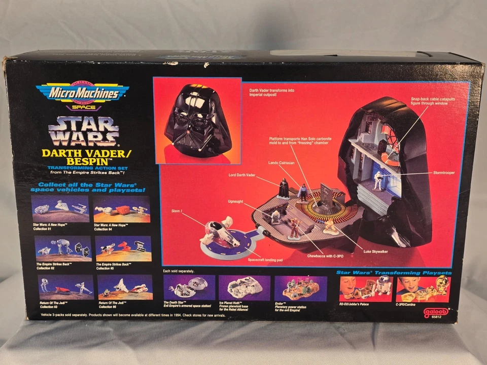 Star Wars Micro Machines “Darth Vader” Juego Galoob 65812 - Completo en Caja Foto 2 de 4