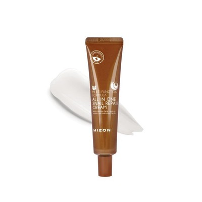 MIZON All-in-One Snail Repair Cream   Korean 1.18 Fl Oz (Pack of 1), White