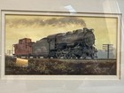 Vintage Frank Francis Vietor Acrylic Pennsylvania Train Landscape Painting — photo 4