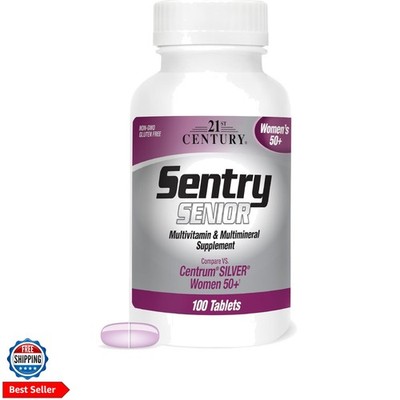 Sentry Senior Women 50 Plus Tablets, 100 Count