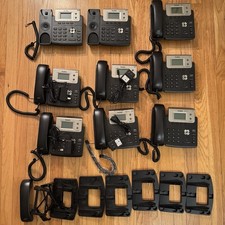Lot Of YEALINK SIP-T21P E2 DUAL LINE IP PHONES Ooma READ DESCRIPTION 