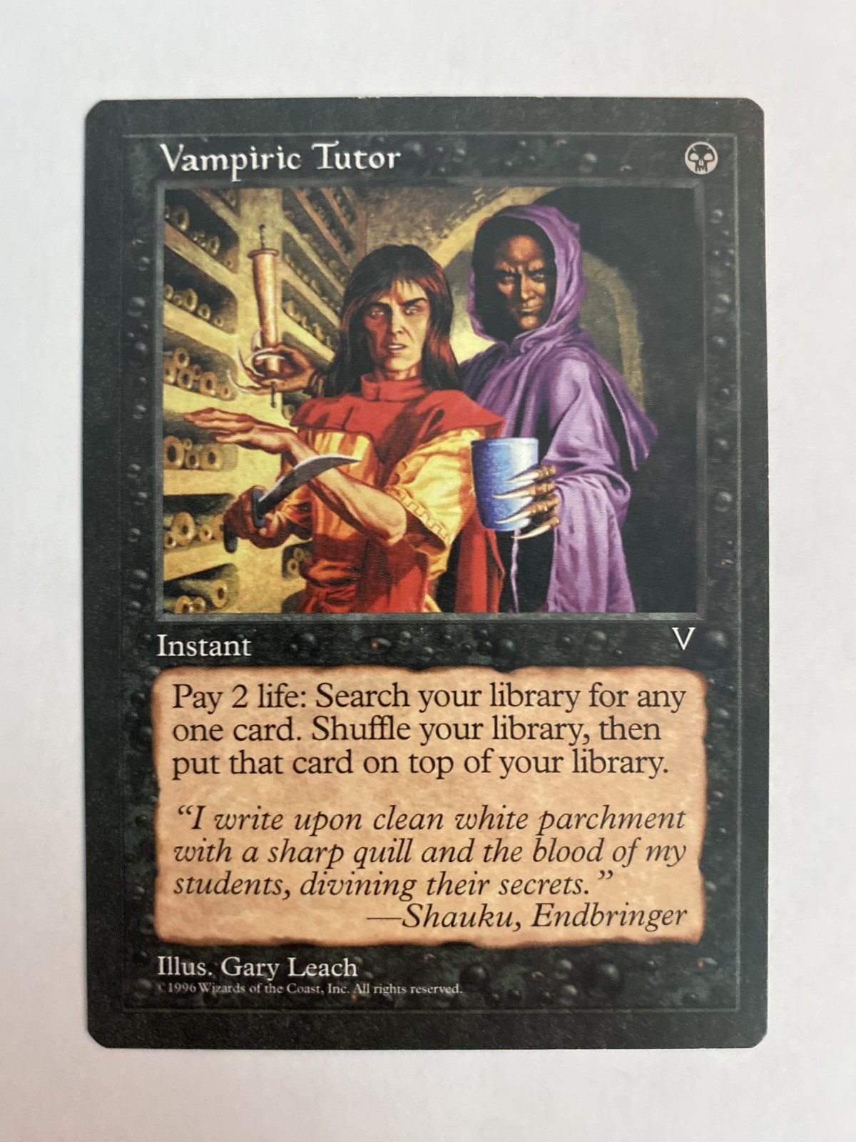 MTG Visions Vampire Tutor NM Magic The Gathering