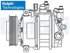 Delphi CS20546 Kompressor für Klimaanlage Klimakompressor Kompressor für Audi 