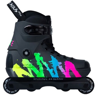 Roces M12 LO Plus Jansons Herren-Inliner Aggressive Inline-Skates Stunt Peace