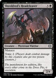 Sheoldred's Headcleaver #109 Phyrexia: All Will Be One