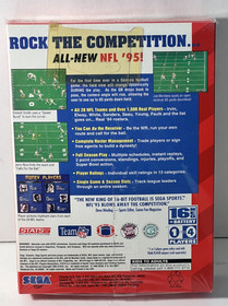 NFL '95 (Sega Genesis, 1994) Sega Genesis New Sega Sports