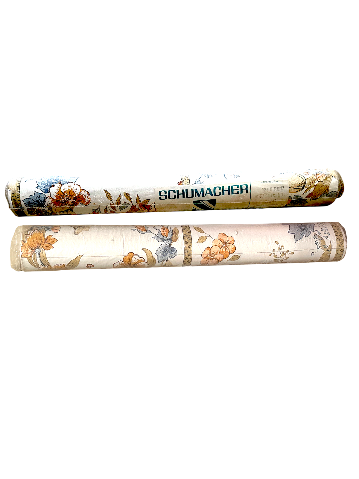 Vintage Double Roll Schumacher Wall Covering Lined Backed #72843 71.75 Sq Ft NOS