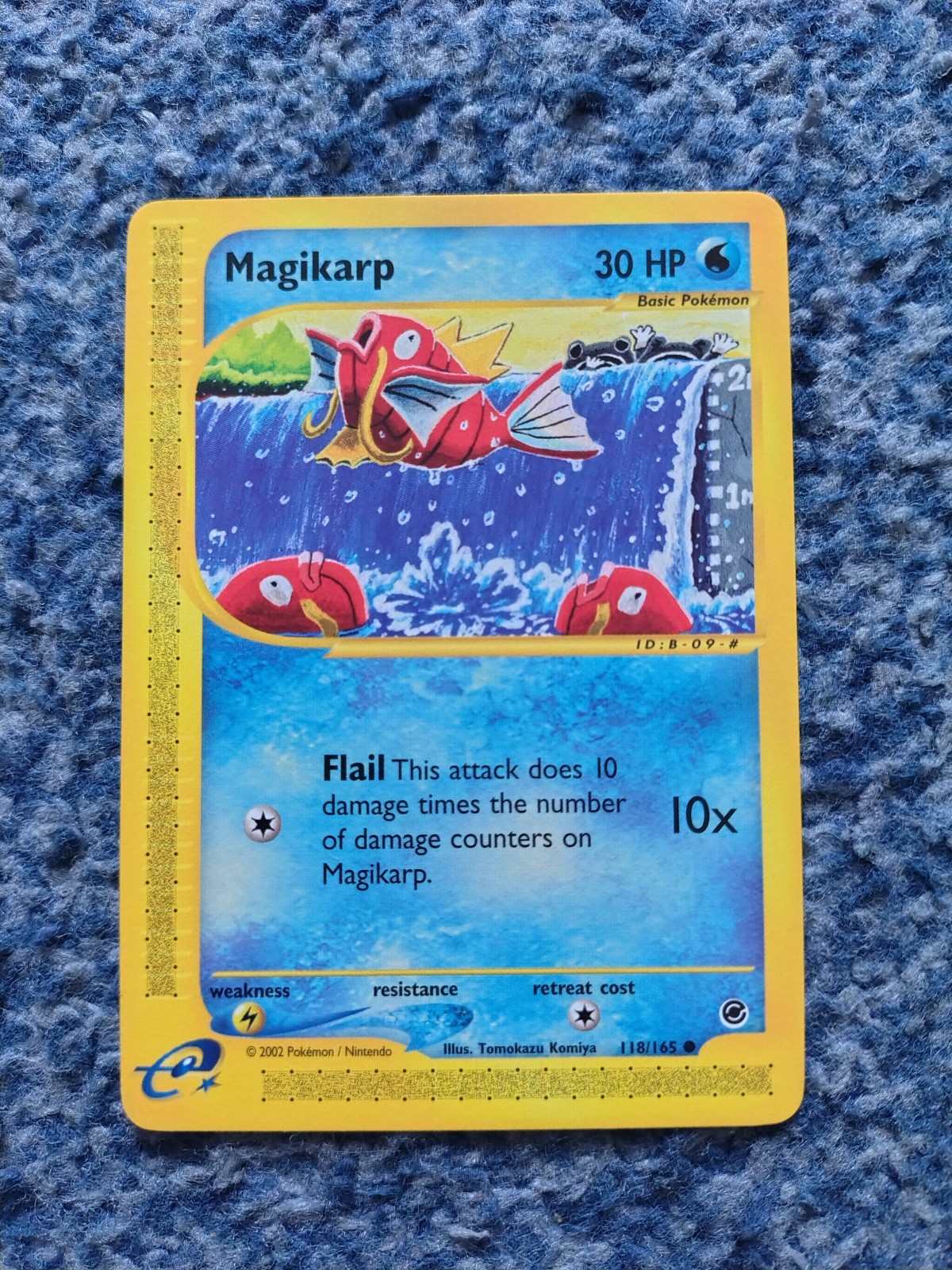 POKEMON TCG COMMON 1x MAGIKARP EXPEDITION 118/165 EXC/NM 2002 E-READER ERA WOTC