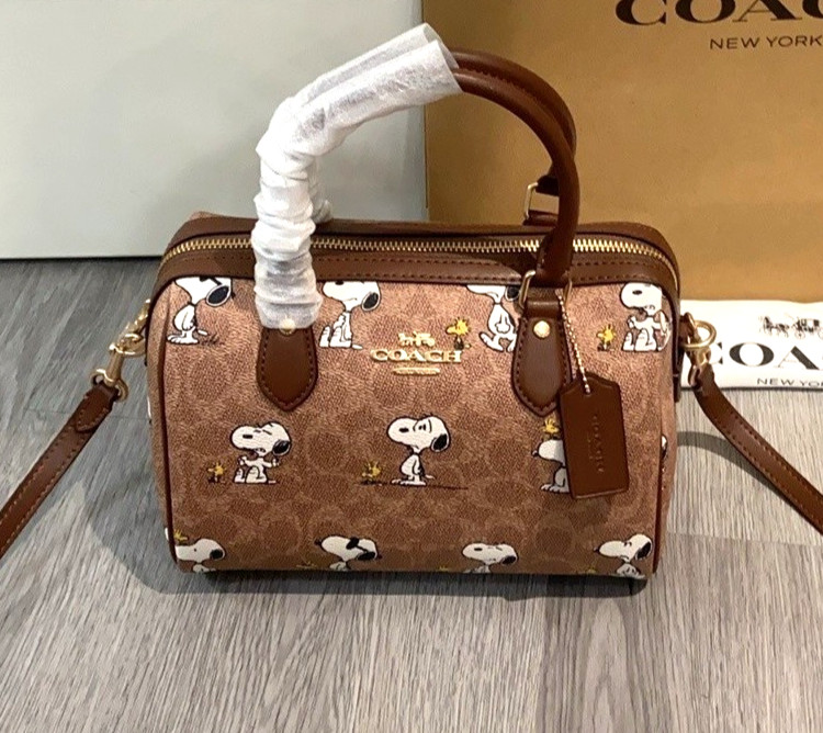 Coach CBM33 Snoopy Women's Handbag crossbody bag brown from usa