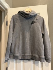 Nike Women's Grey Hoodie Size M