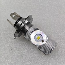Motorcycle H4 6000K LED Hi/Lo Beam Front Light Bulb Super Bright Headlight 20W
