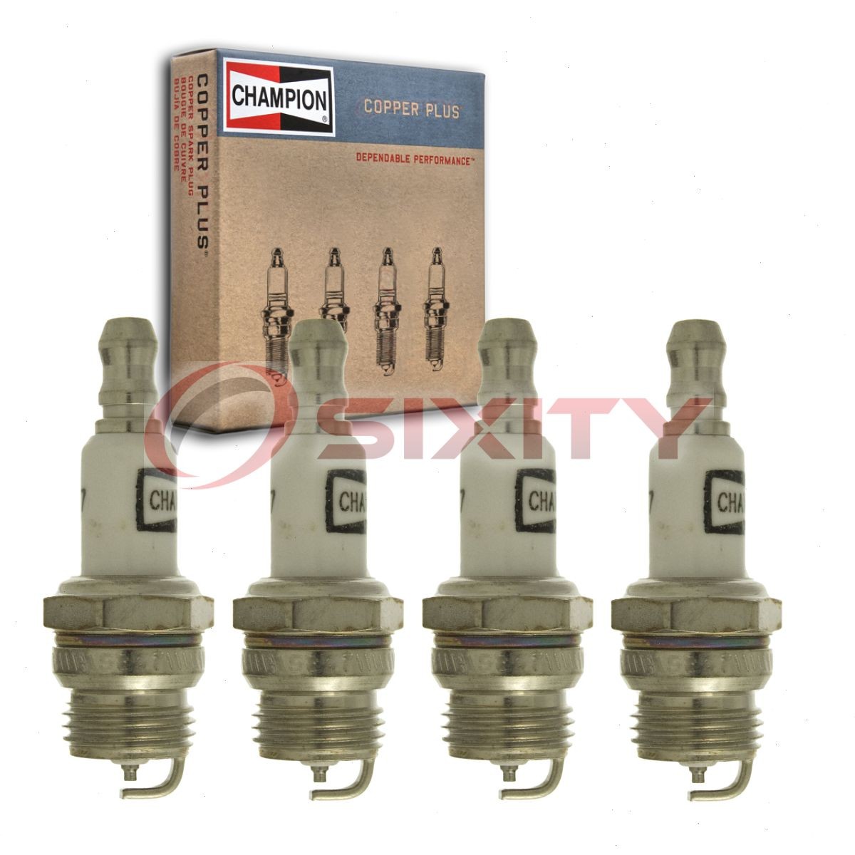 4 pc Champion Copper Plus 850 Spark Plugs for N7RC N7C DJ7J CS42T AF5NX 6720 jc