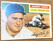 TOPPS 1956 BASEBALL CARD #179 HARRY CHITI CHICAGO CUBS  SHARP GRADEABLE  NMMT