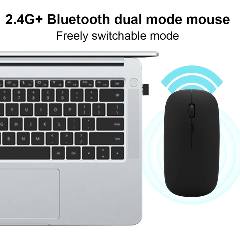  2.4G Dual Mode Wireless Mouse For 98 / Me / 2000 / Vista /  - Image 2 of 4