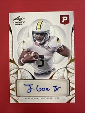 2024 Leaf Trinity Pristine Auction #BA-FGJ Frank Gore Jr. AUTO