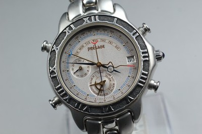 N MINT] Seiko Presage 6M13-7000 Dancing Hands Quartz Mens Vintage