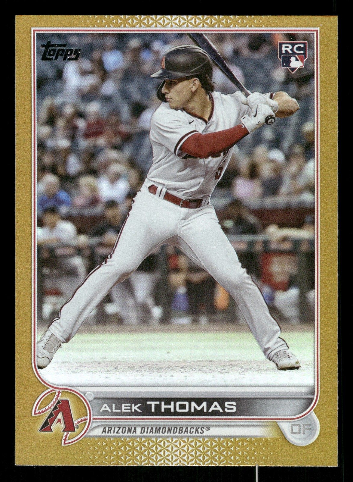 Alek Thomas Arizona Diamondbacks 2022 Topps Update Gold Foil #US212