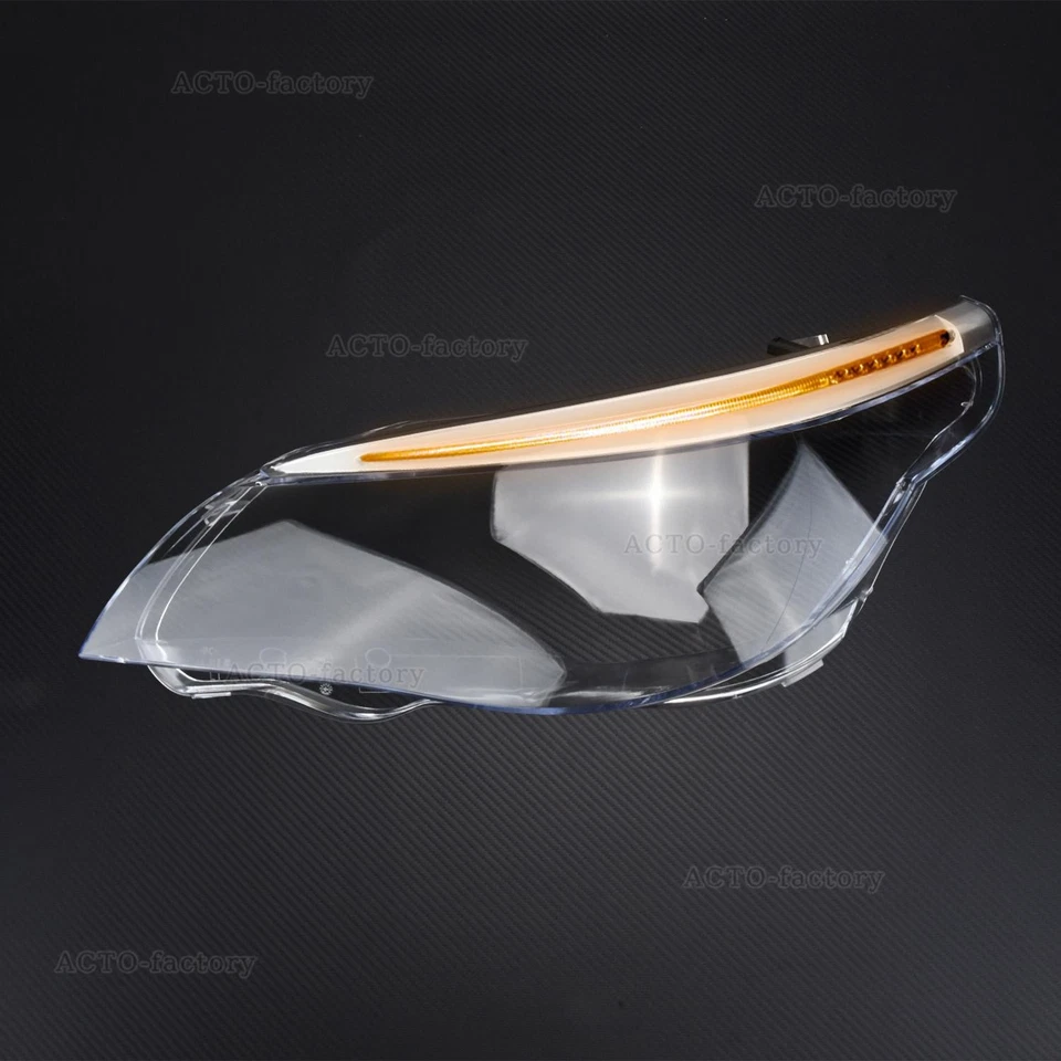 Front Bumper Headlight Lens Cover For BMW E60 E61 525I 530I 545I 550I 2008-2010 - Image 3 of 4