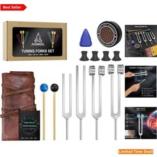 Exceptional Sound Quality Tuning Forks with Activator - Chakra Healing Set