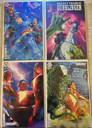 Spears DC VS VAMPIRES #6, Shazam #19, 20, Deadly Tales of the Gunslinger 2 Lot  
