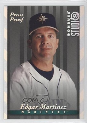 1997 Donruss Studio Silver Press Proof /1500 Edgar Martinez #68 HOF 1kk