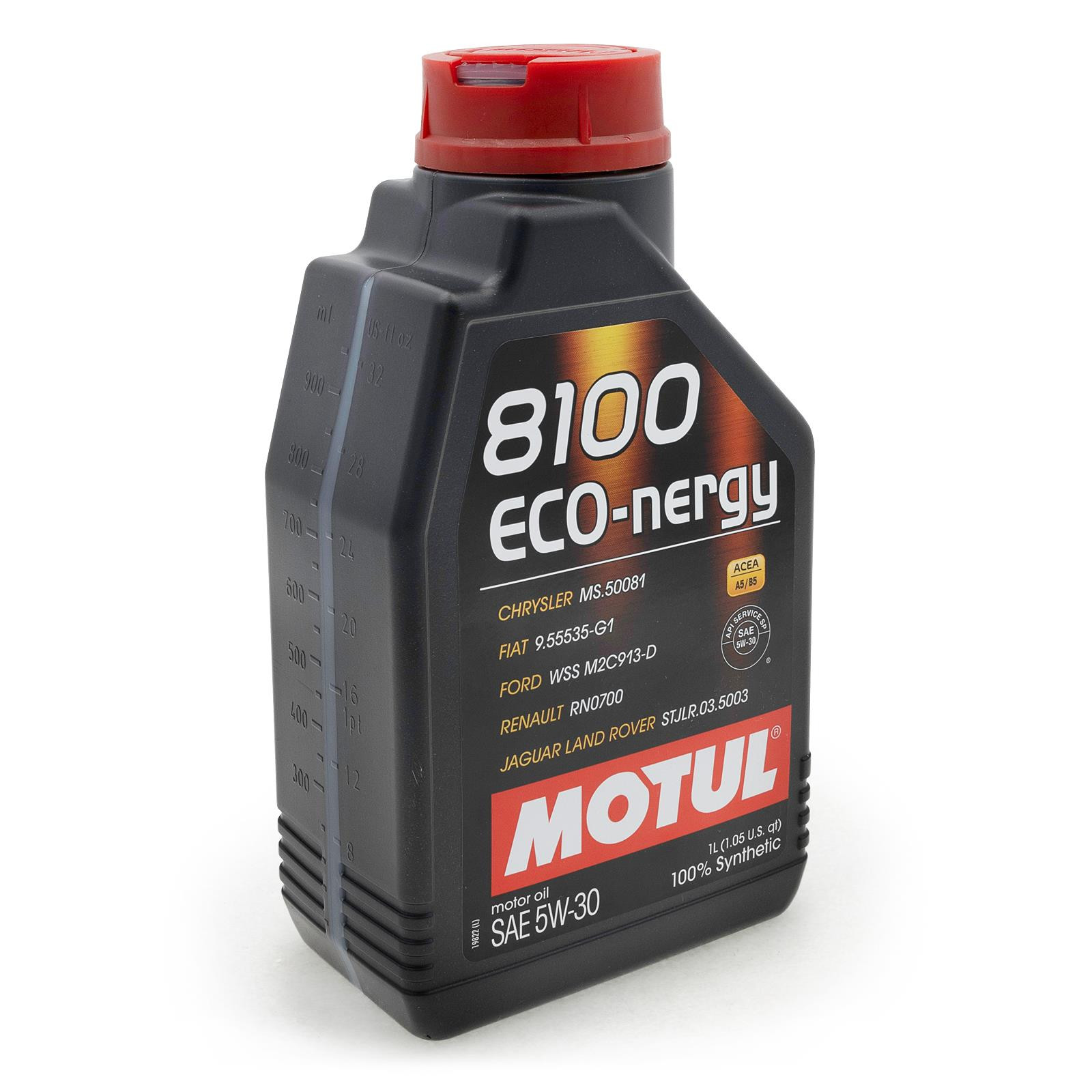 1 Litre MOTUL 8100 Eco-Nergy SAE 5W30 Engine Oil Wss M2C 913D RN0700 Acea A5 B5